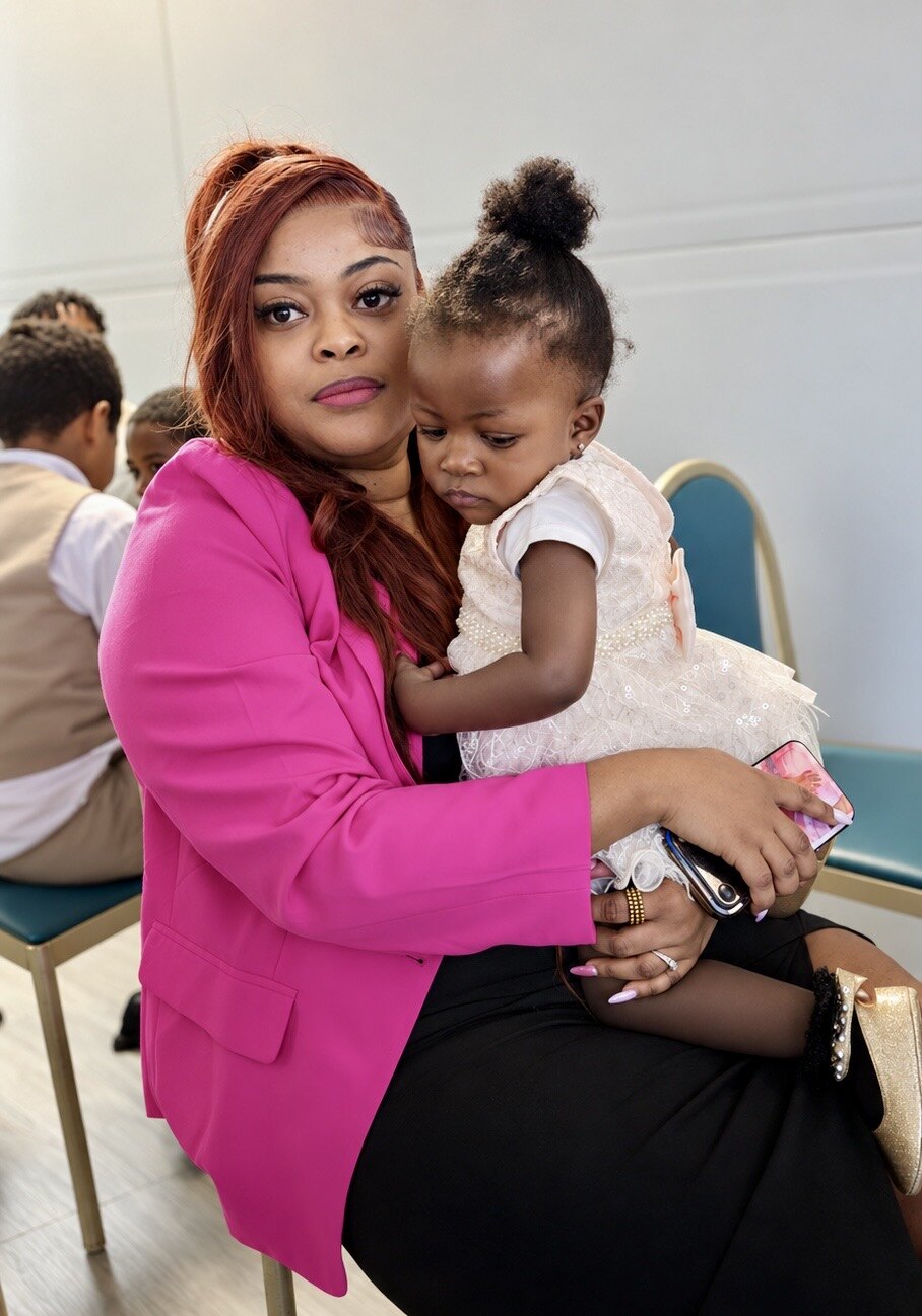 A mother and child at PARACLET